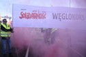 Protest "Solidarności" przed siedzibą TSUE