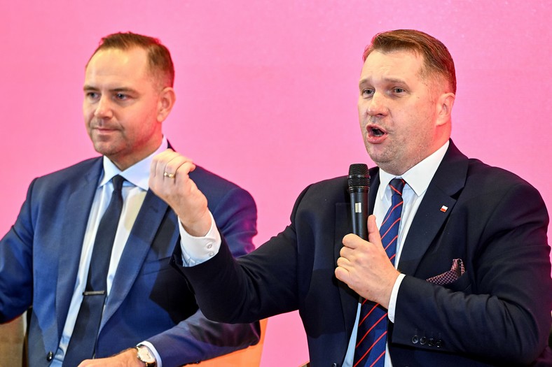Karol Nawrocki i Przemysław Czarnek, 20.11.2024 r.
