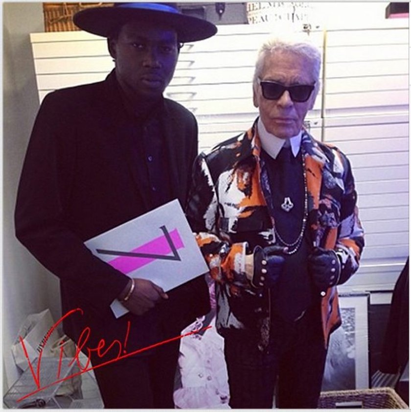 Theophilus London i Karl Lagerfeld