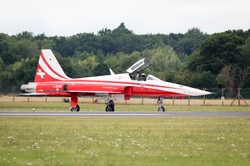 Katastrofa podczas ćwiczeń. W Szwajcarii na ziemię runął myśliwiec F-5