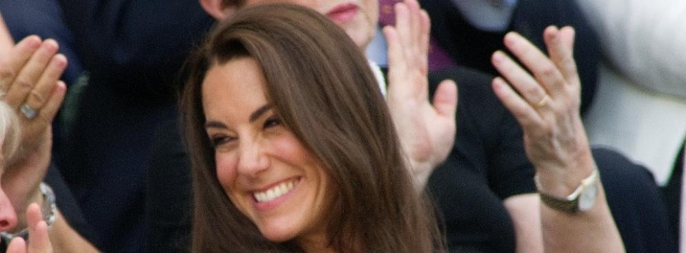 Książę William i jego żona Catherine zasiedli w loży królewskiej na trybunach kortu centralnego, by oglądać spotkanie Brytyjczyka Andy'ego Murray'a z Francuzem Richardem Gasquetem.