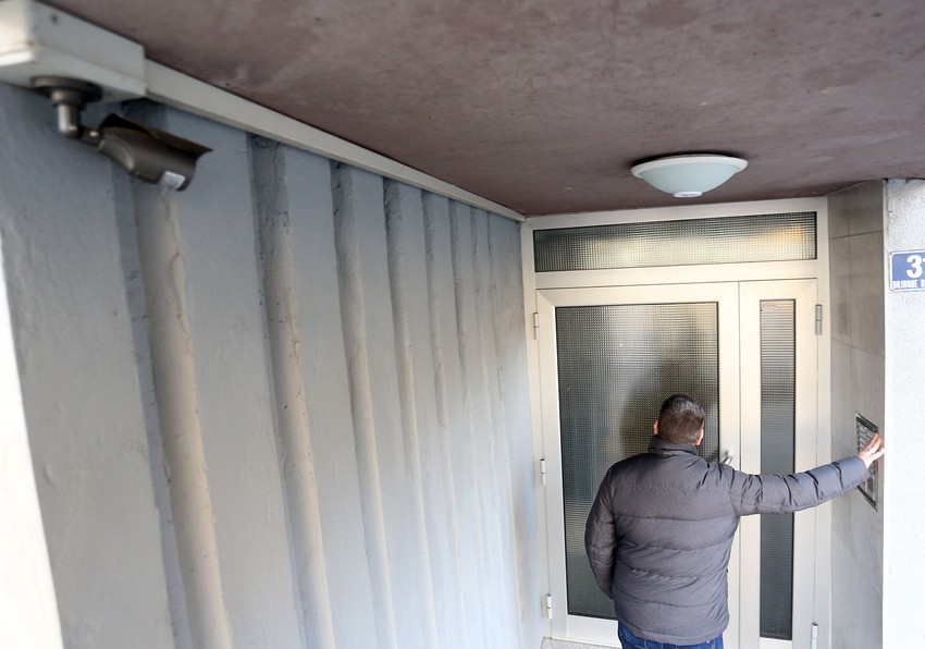 Video nadzor na ulazu u zgradu