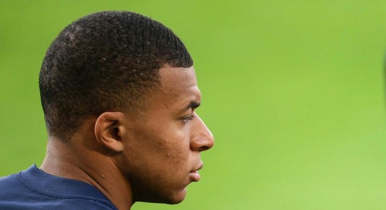 Kylian Mbappe can walk away from PSG for free at the end of the season Creator: FRANCK FIFE
