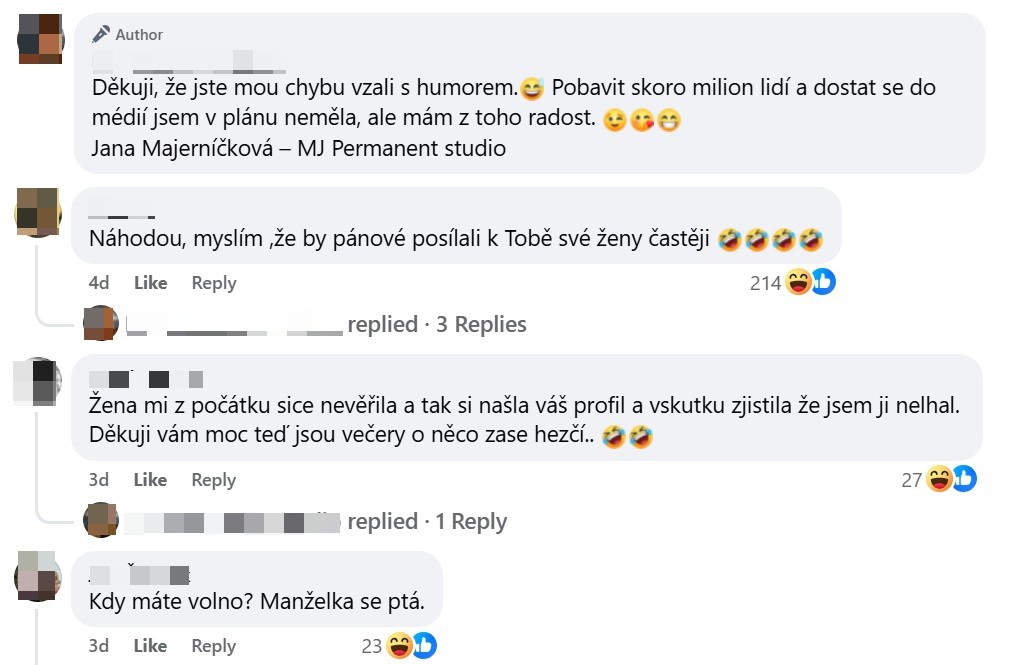 Ľudia okamžite zareagovali na pochybenie salóna krásy.