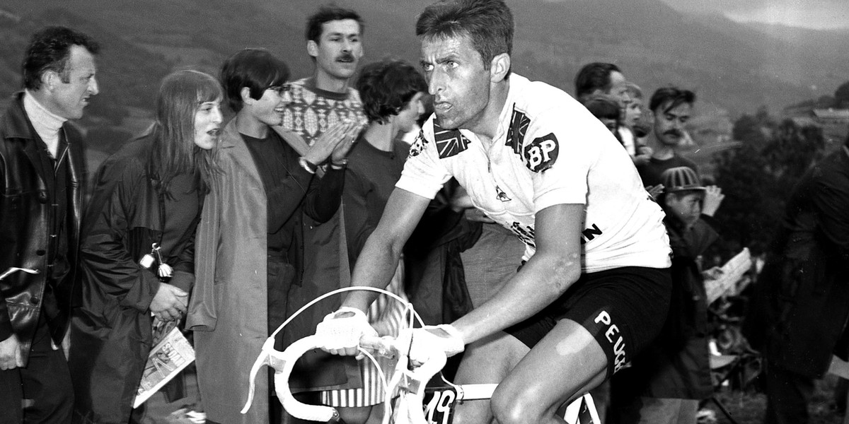 Tom Simpson w swoim ostatnim Tour de France.