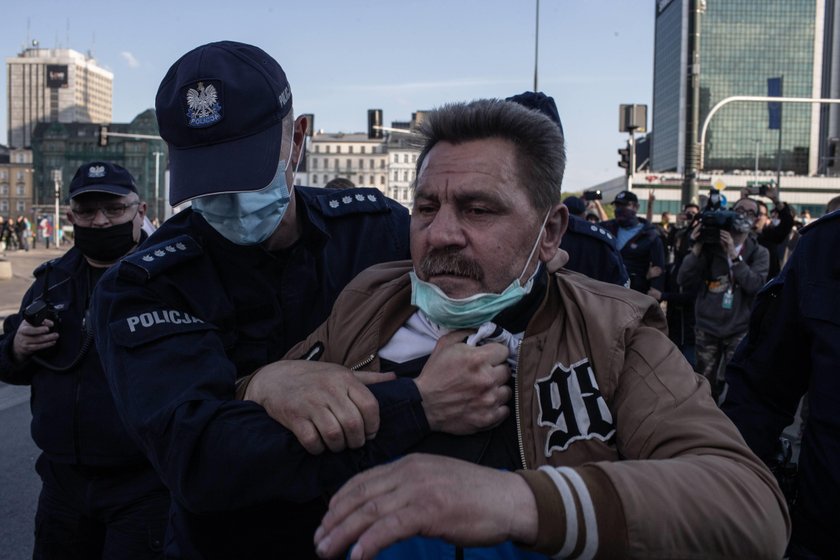 Protest przedsiębiorców w Warszawie