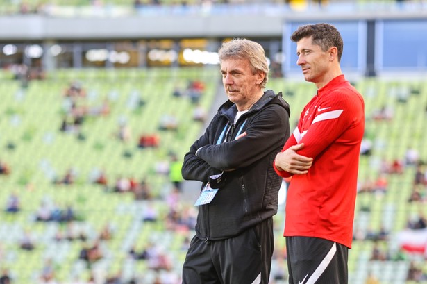 Zbigniew Boniek i Robert Lewandowski