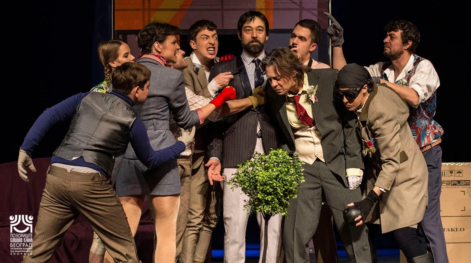 Predstava "Florentinski šešir", Pozorište "Boško Buha", Goran Jevtić, Dejan Lutkić