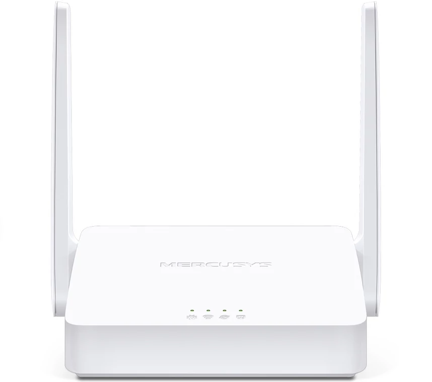 Mercusys MW302R – bardzo podstawowy router dla mało wymagających użytkowników, którzy potrzebują połączyć przez Wi-Fi jedno lub dwa urządzenia.