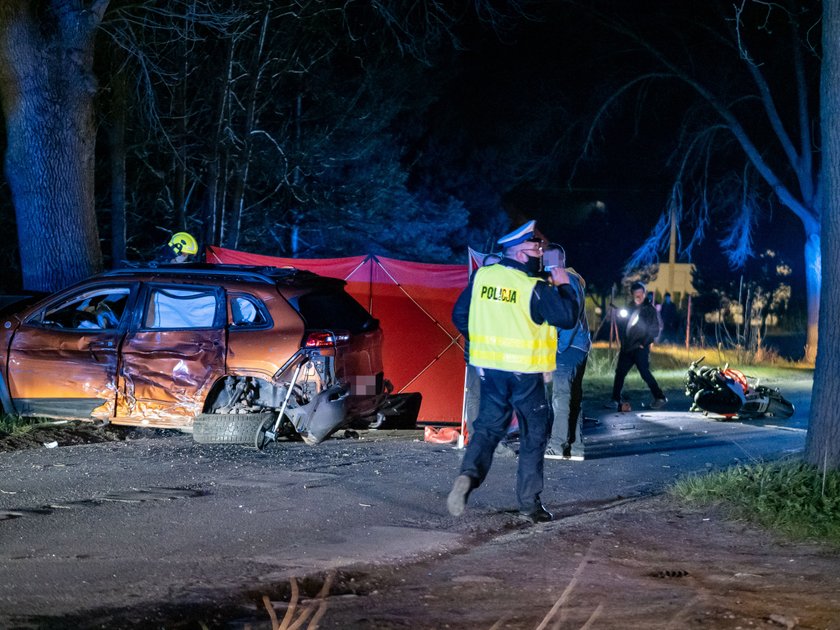 Tragedia w Aleksandrowie Łódzkim. Nie żyje dwóch motocyklistów.