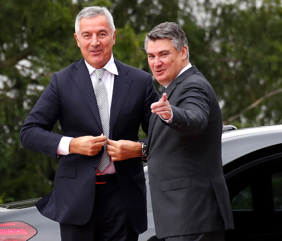 Milo Đukanović i Zoran Milanović