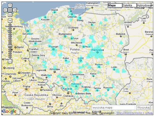 Na stronie internetowej Cyfrowego Polsatu znajdzicie  szczegółową mapę zasięgu internetu. Jednak przed ostatecznym podjęciem decyzji o kupnie warto dokładnie przetestować działanie usługi w miejscu, w którym będziemy z niej korzystali                 (aktualną mapę zobaczycie po kliknięciu w grafikę)