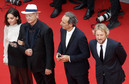 Lyna Khoudri, Bill Murray, Alexandre Desplat i Owen Wilson w Cannes