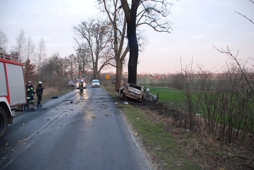 Kierowca fiata stilo zginął na miejscu