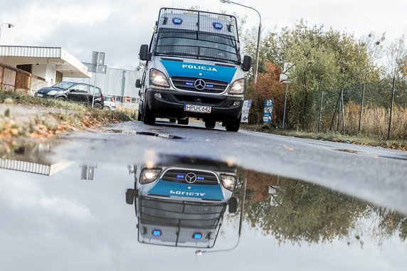 ćwiczenia poznańskich policjantów fot. KMP Poznań