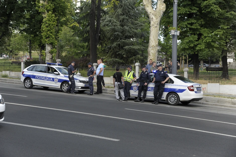 Policija u Bulevaru oslobođenja
