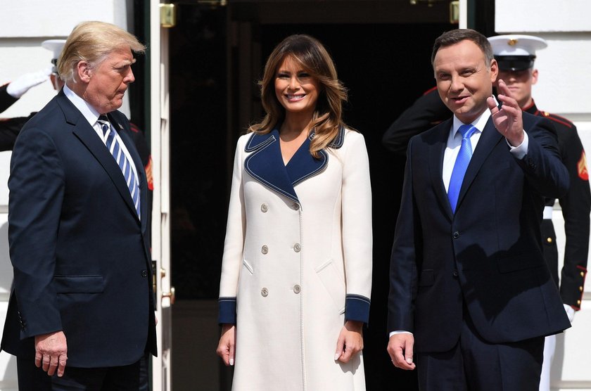 Prezydent Andrzej Duda w USA na spotkaniu z Donaldem Trumpem