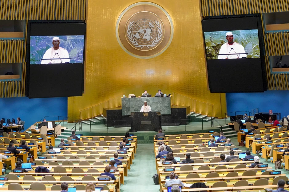 Abdulaj Maiga na 77. sednici GS UN