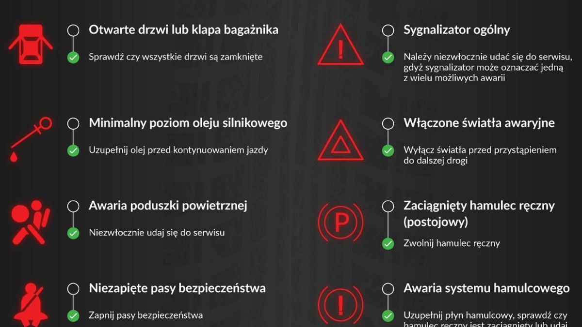 Co Oznaczaja Kontrolki W Samochodzie Zobacz Zanim Zepsujesz Silnik Infografika Dziennik Pl