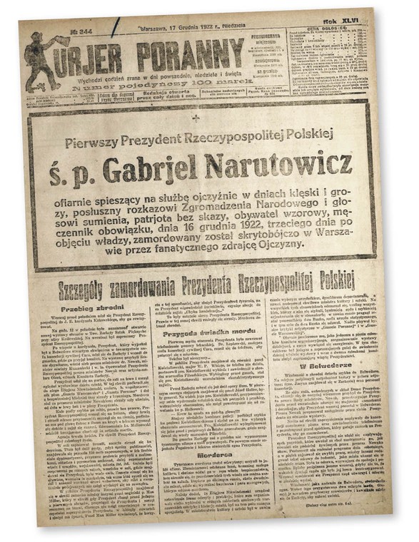 Józef Piłsudski podczas mszy po zajęciu Wilna przez Wojsko Polskie. Na lewo od niego siedzi gen. Edward Śmigły-Rydz, Kwiecień 1919 r.