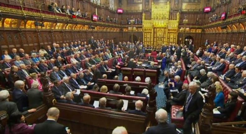 The House of Lords defied Prime Minister Theresa May by demanding guarantees for EU nationals living in Britain, delaying a bill she needs to start Brexit negotiations
