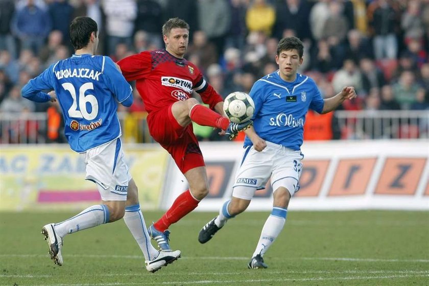 Odra Wodzisław - Lech Poznań 0:0 w 22. kolejce ekstraklasy