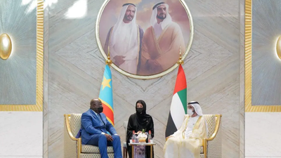 Sheikh Mohammed bin Rashid Al Maktoum and the President of the Democratic Republic of Congo