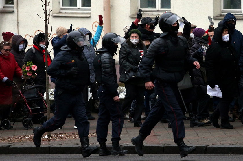 Protesty na Białorusi