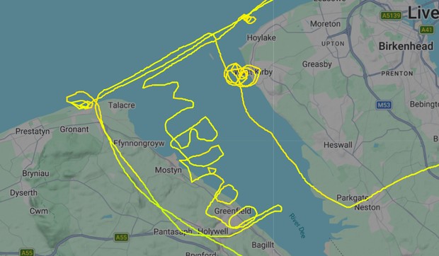 BBC | Foto: flightradar24