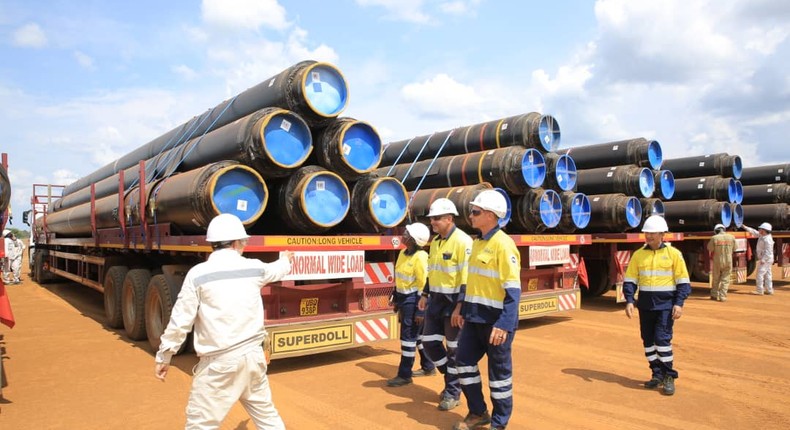 To date, the project has successfully received 800 kilometres of line pipes, which are currently undergoing coating and insulation processes at the Nzega Coating Yard in Tanzania