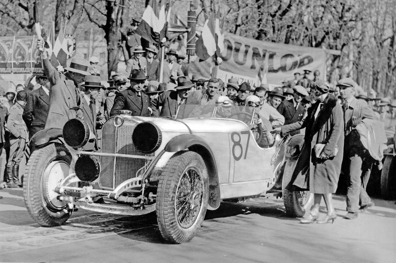 Caracciola i Mille Miglia 1931