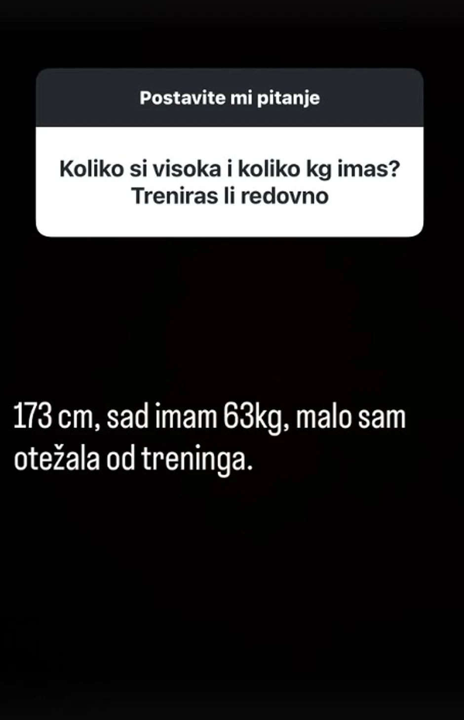 Jelena Radanović otkrila koliko ima kilograma