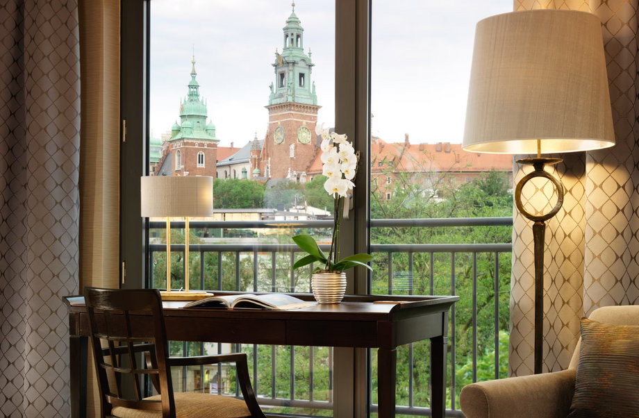 Wiele z apartamentów oferuje widok na Wawel