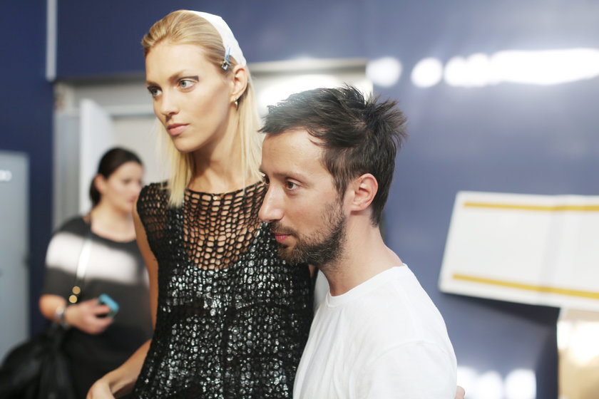 Anja Rubik i Anthony Vaccarello