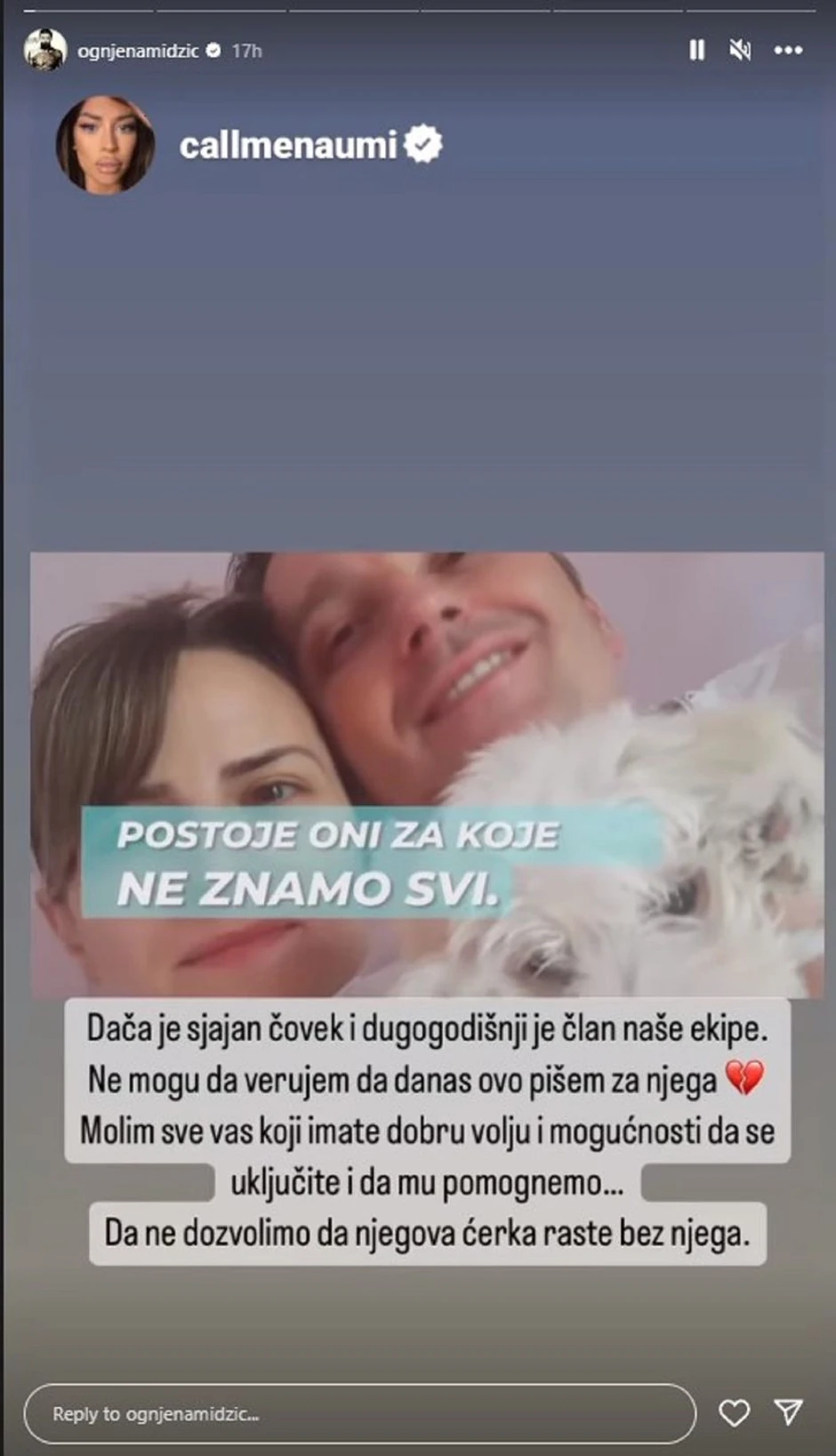 Ognjen i Mina podelili apel