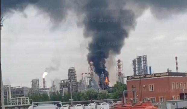 Ukrajina napala rusko petrohemijsko postrojenje u gradu Nižnjekamsku