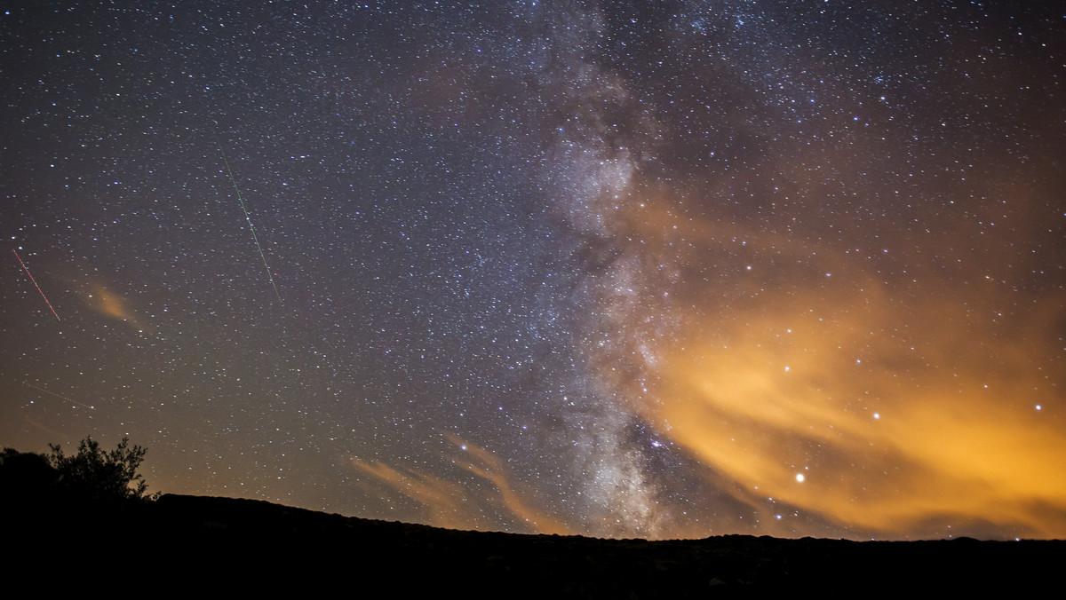 SPAIN METEOR PERSEID SHOWER (Perseid meteor shower in Spain)