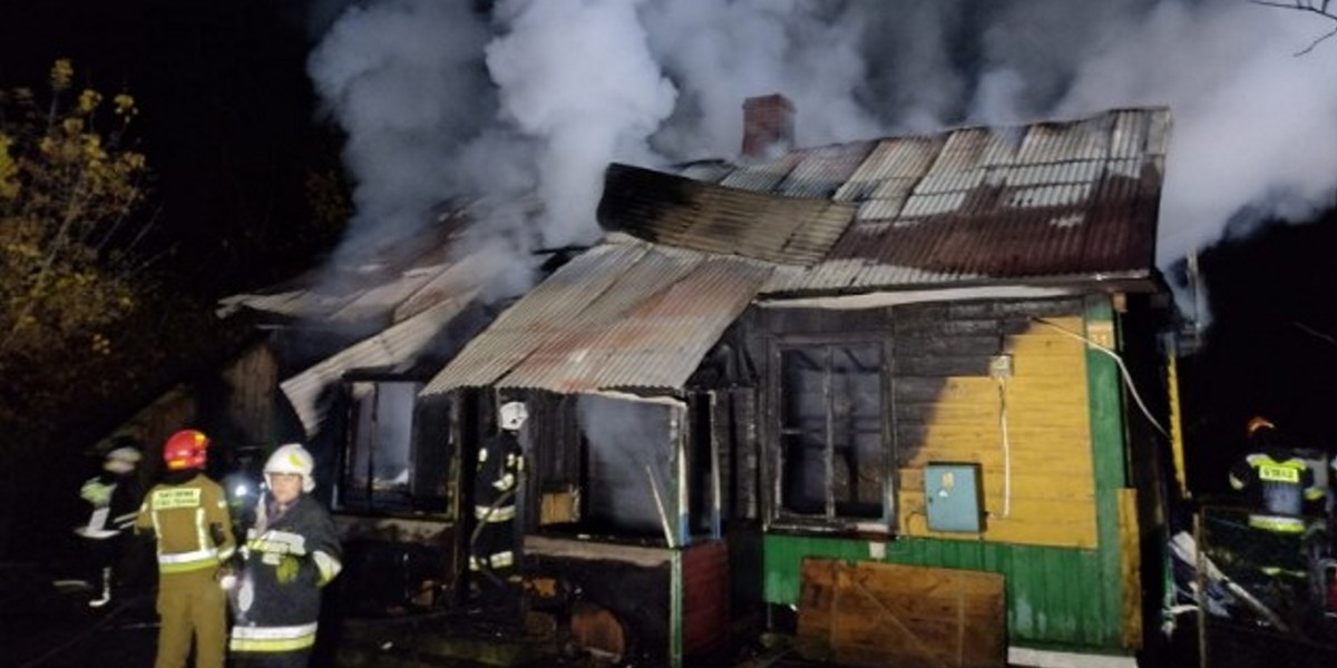 Tragiczny pożar domu w Niekrasowie.