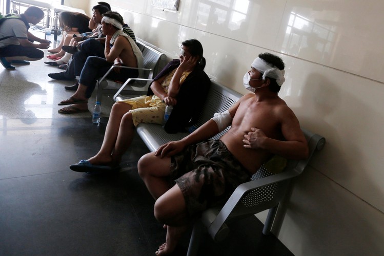 Eksplozja w chińskim Tiencin