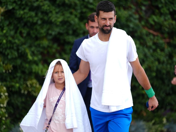 Taru Đoković smo videli posle dugo vremena i baš je porasla, isti je Novak