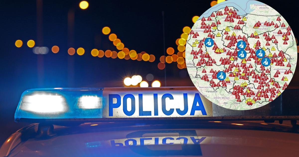  Ta mapa policji budzi grozę. Każdy symbol na niej to ludzka tragedia