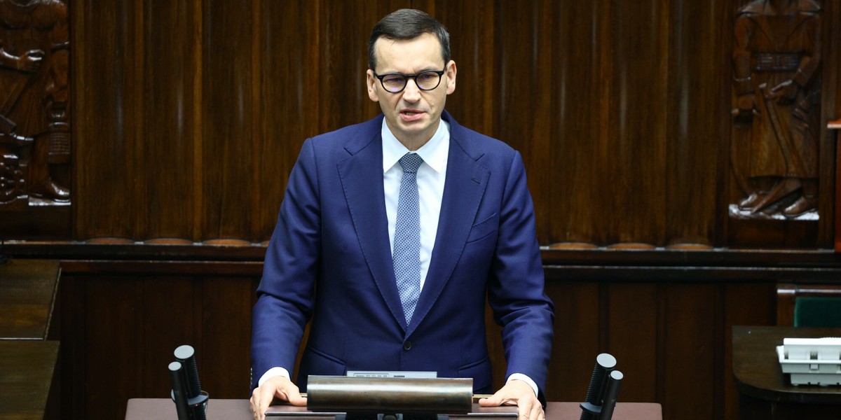 Premier Mateusz Morawiecki