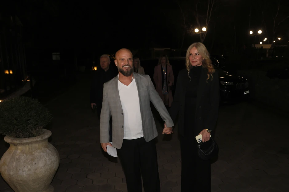 Boban Rajović sa suprugom