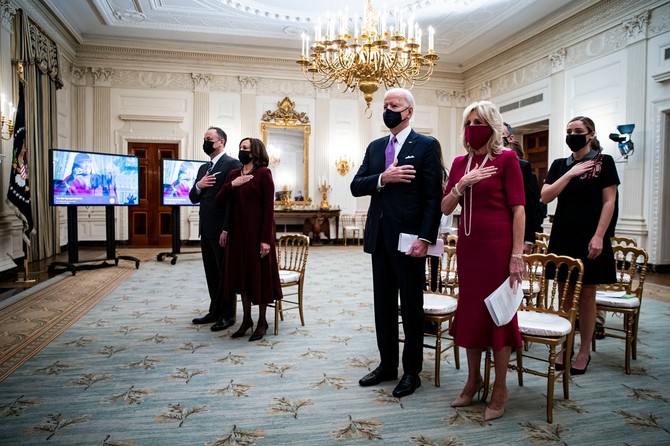 Kamala Haris sa suprugom i prvi par Amerike, dan nakon inauguracije