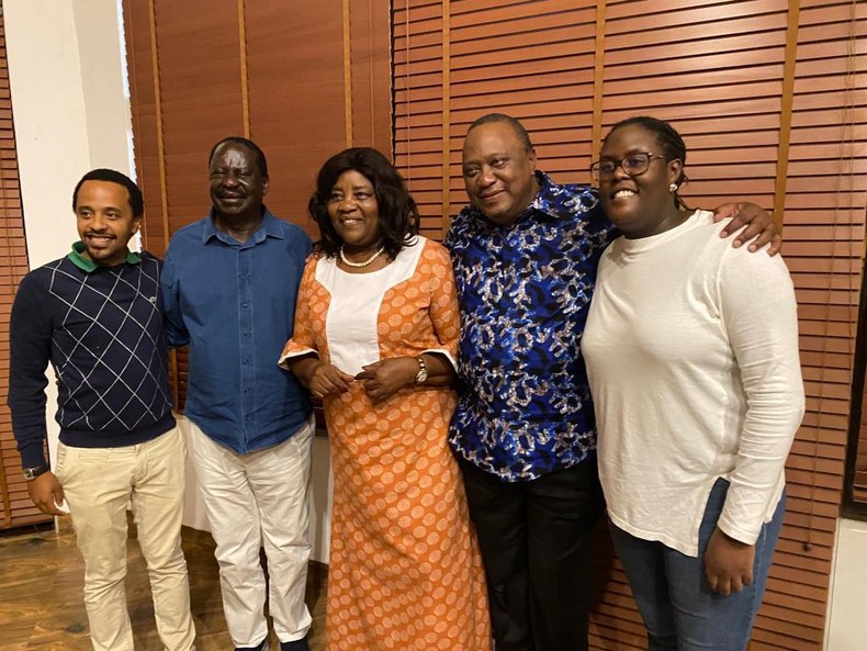 Details of Uhuru Kenyatta's visit to Raila Odinga's home in Karen