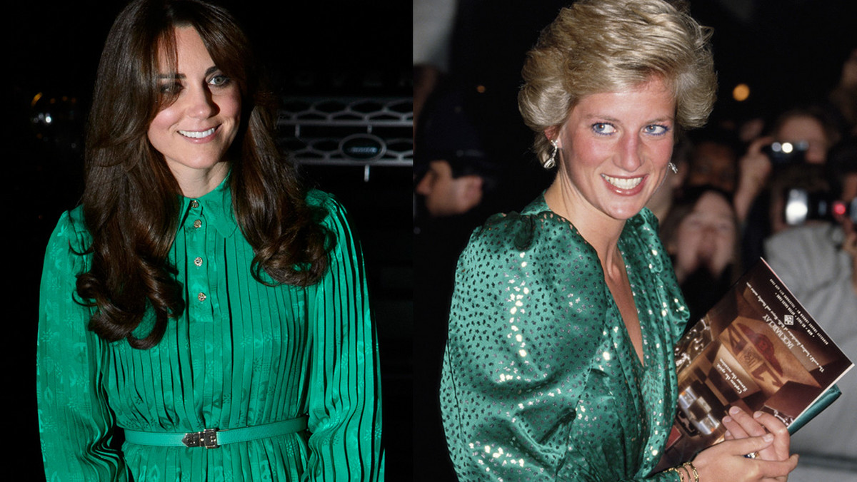 Księżna Catherine w zielonej sukience. Powrót stylu lat 80.?