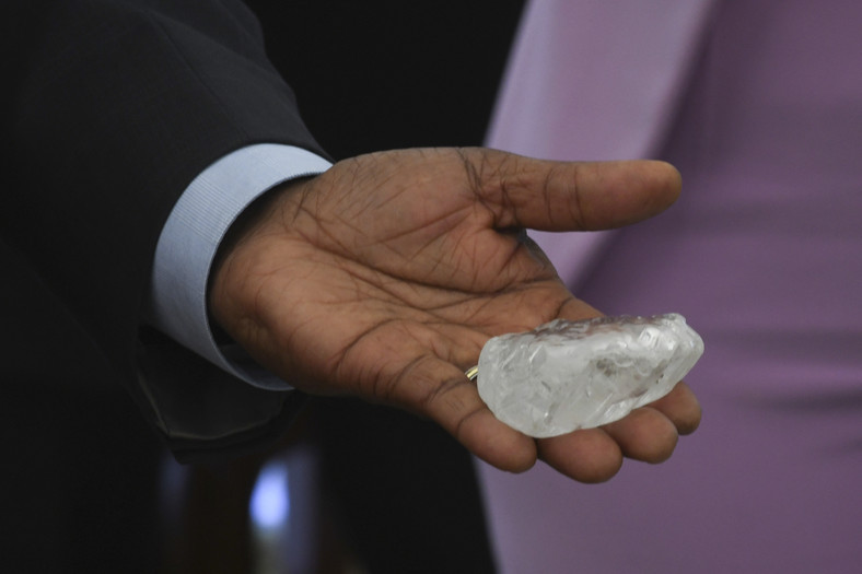 Botswana jest  największym diamentowym zagłębiem w Afryce 