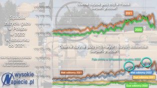 Zużycie gazu spada. Kto najbardziej oszczędza?