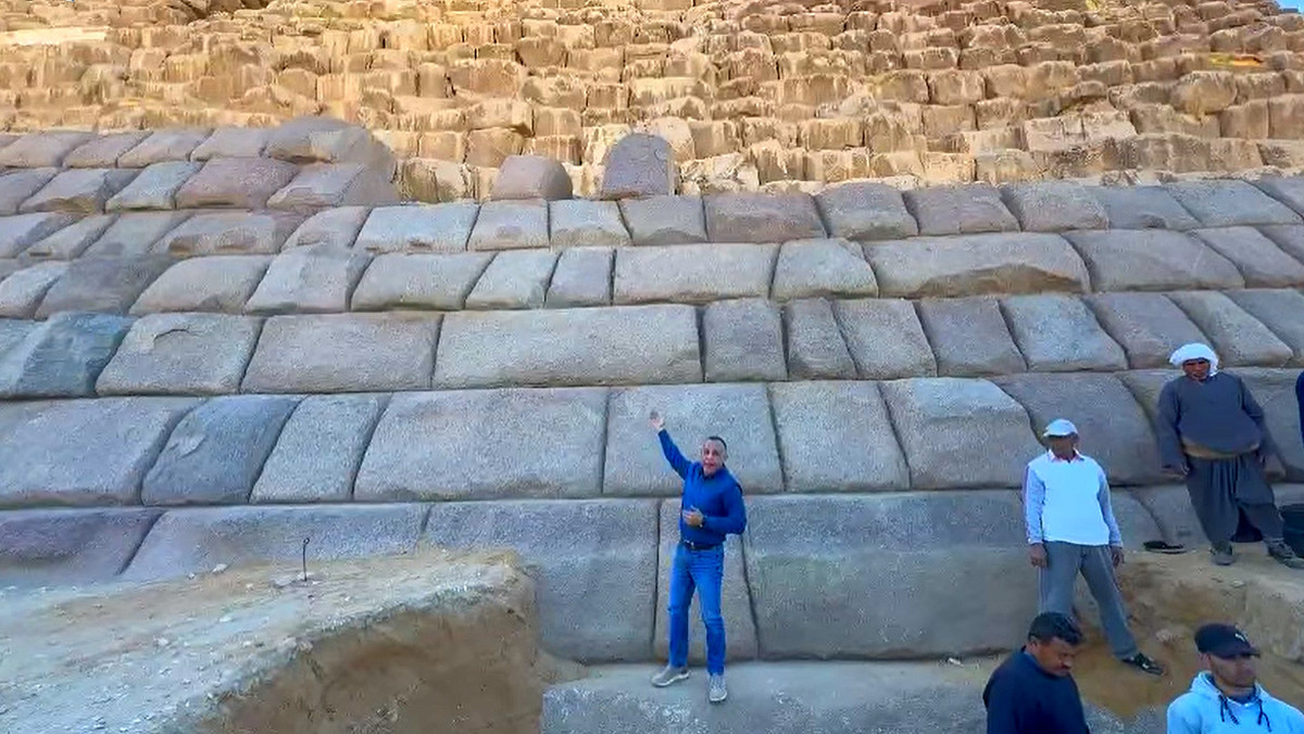 Afera wokół kontrowersyjnej renowacji piramidy w Egipcie