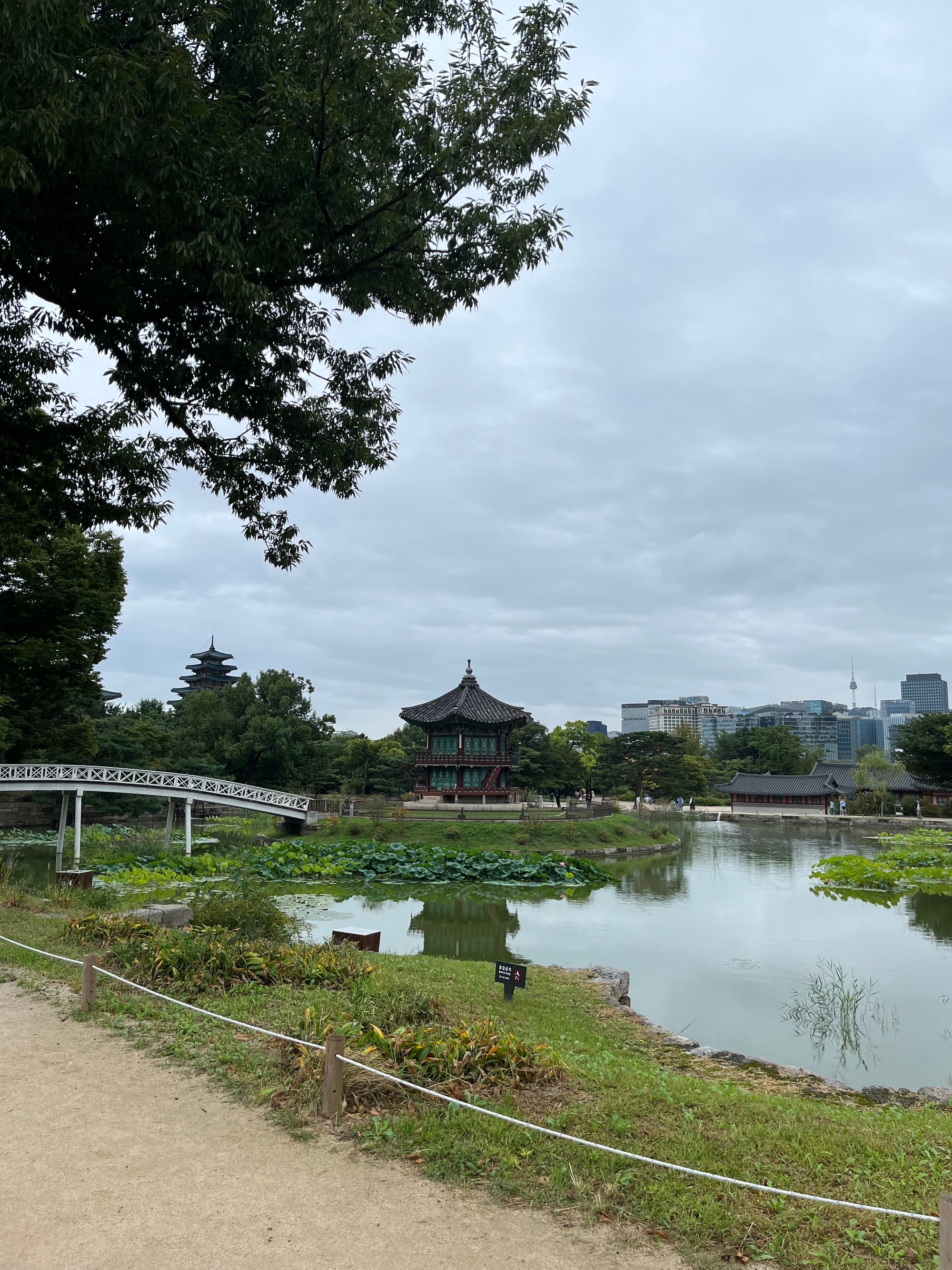 Areál komplexu Gyeonbokgung Palace.